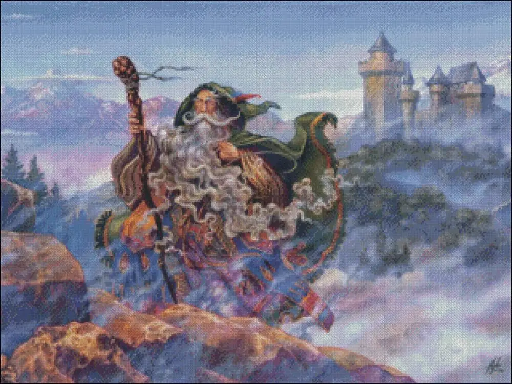 Наборы для вышивки крестиком Dragonlands рукоделие рукоделия 14 карат наборы цвет DMC