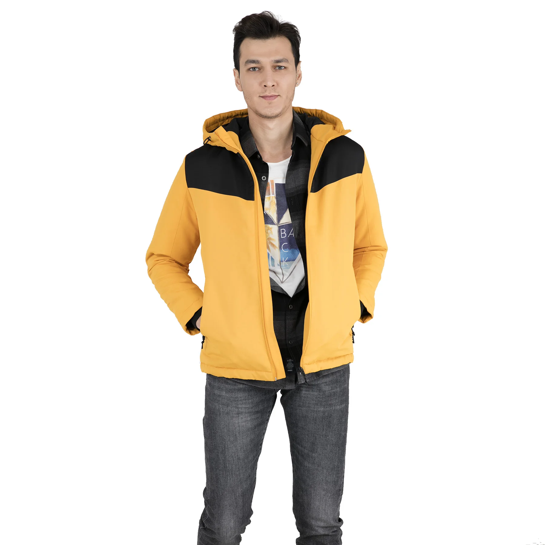 JACK & JONES CORE JCOBARKLEY куртка Мужское пальто 12137826|Мужские пуховики| |