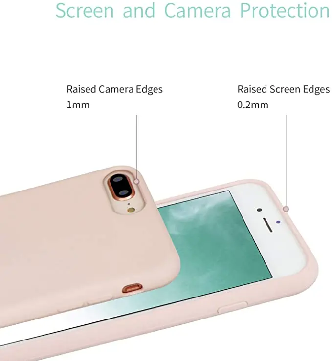 Liquid silicone case with rope Compatible with iphone 14 13 12 11X XS XR 8G 7G PLUS Mini Pro Max Multicolored ultra-soft case