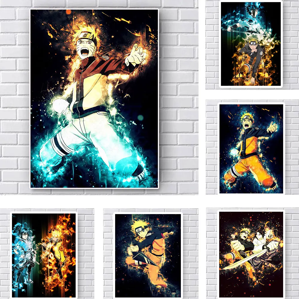 

Japanese Anime Canvas Painting Wall Art Naruto Kisame Hoshigaki Posters Print Pictures Boy Room Bedroom Home Decor Mural Cuadros