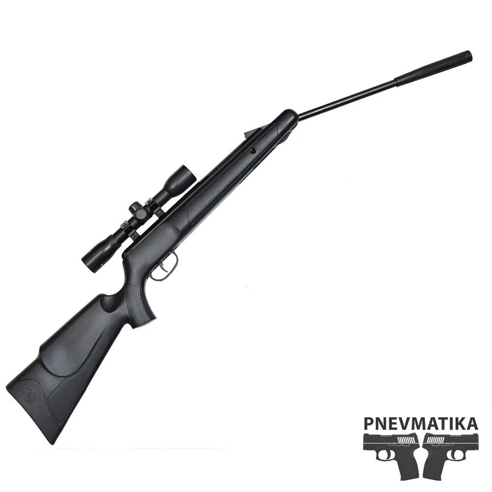 Crosman Fury NP (пластик прицел 4x32) пневматическая винтовка кал. 4 5мм |