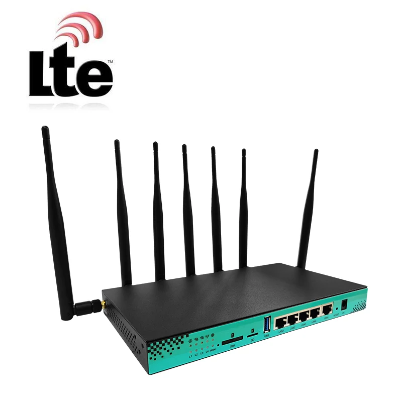 Cioswi WG1608 LTE Router 1200Mbps Dual Band PCIE M.2 Port For 4G 5G Modem 6 Antennas USB3.0 SIM Card Slot Wireless | Компьютеры и офис