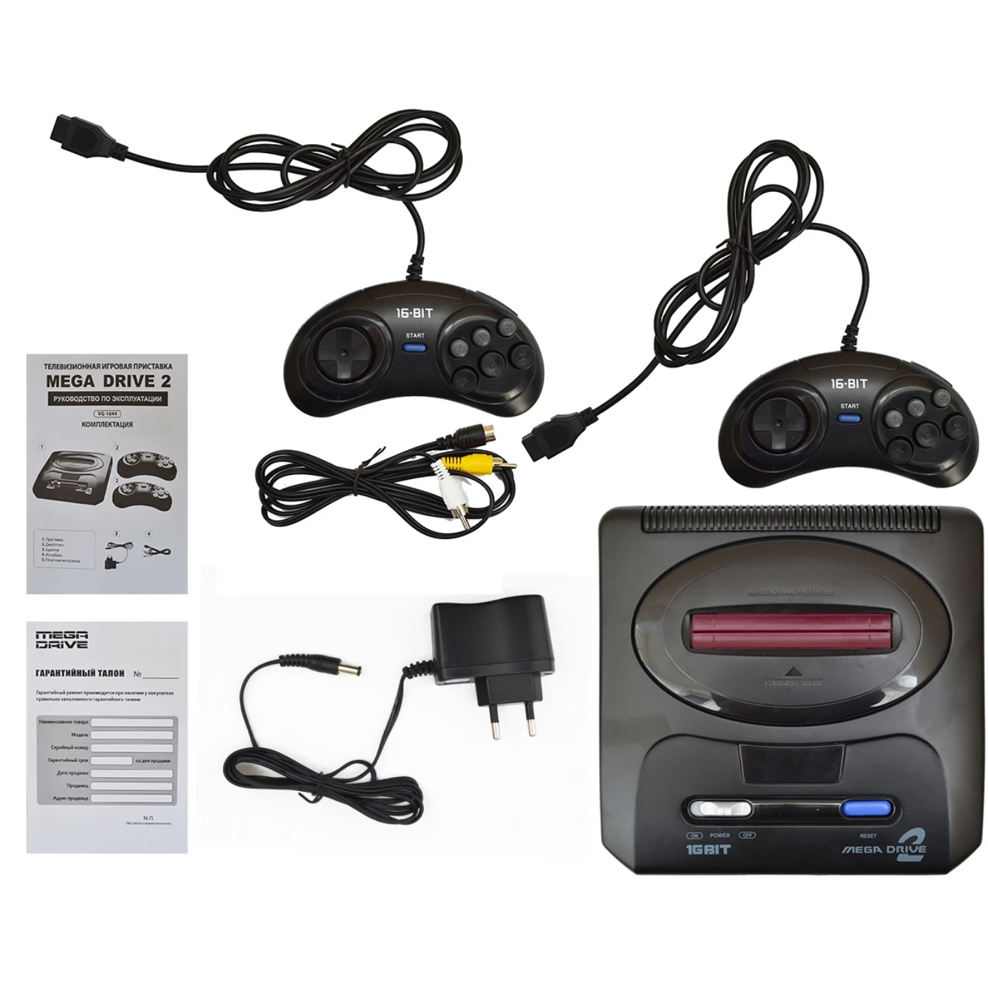 Игровая приставка сега SEGA MEGA DRIVE 2 | Электроника