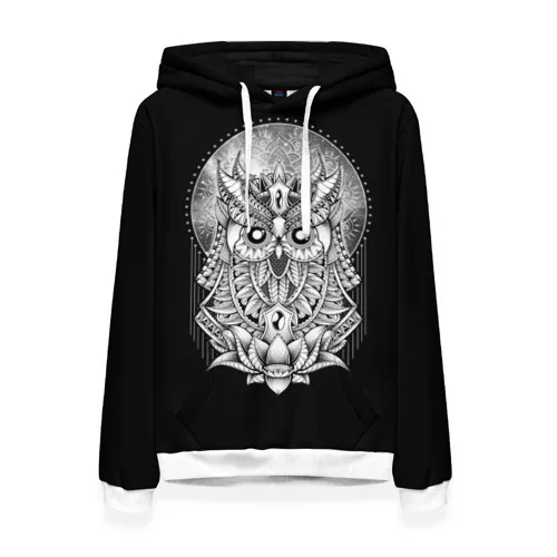 Женская толстовка 3D Королевская сова|Женские толстовки и свитшоты| |