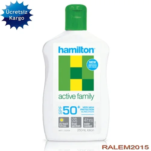 Hamilton Active Family Lotion SPF50 + 250 ml SKT 01 2023 NEW in BOX 104239732