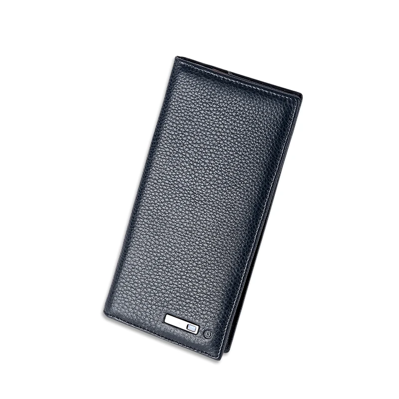 Modoker Высокое качество Натуральная кожа мужские кошельки анти потеря с Bluetooth USB