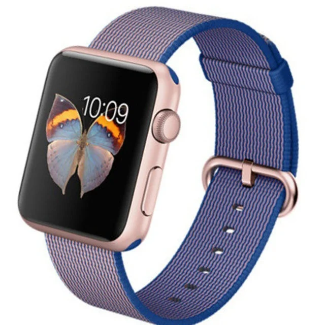 Ремешок для Apple watch 42mm Woven Nylon синий|Ремешки часов| |