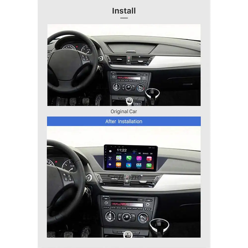 Lionet gps навигация для автомобиля BMW X1 E84 2009 2015 10 1 дюймов RB1001Y|GPS транспорта| |