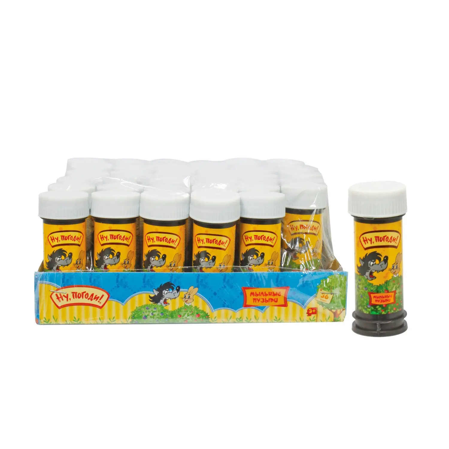Мыльные пузыри 1TOY Ну Погоди 50 мл|Мыльные пузыри| |