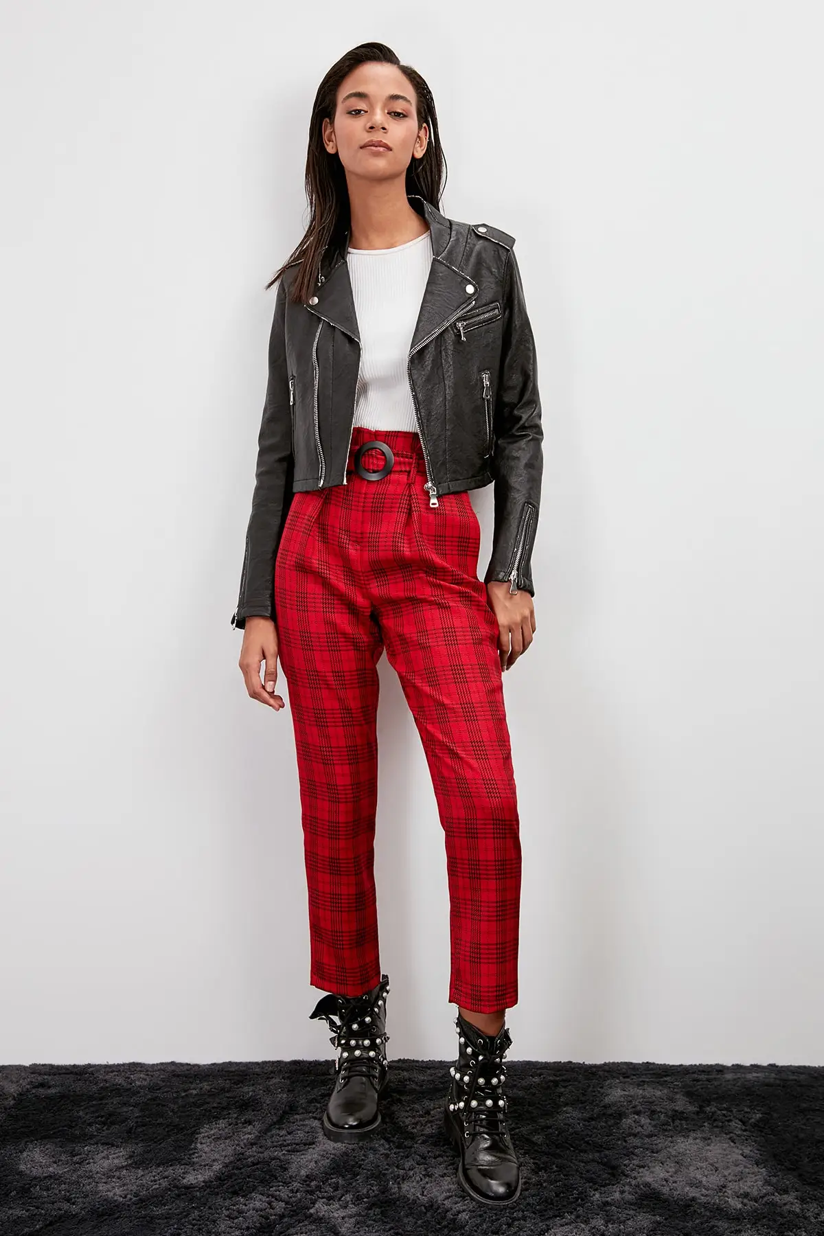 Trendyol брюки со шнуровкой TWOAW20PL0465 | Женская одежда