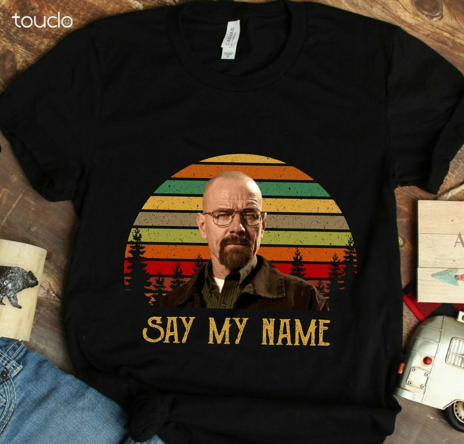

Say My Name Shirt Vintage Walter White Heisenberg T-shirt Breaking Bad S-3XL