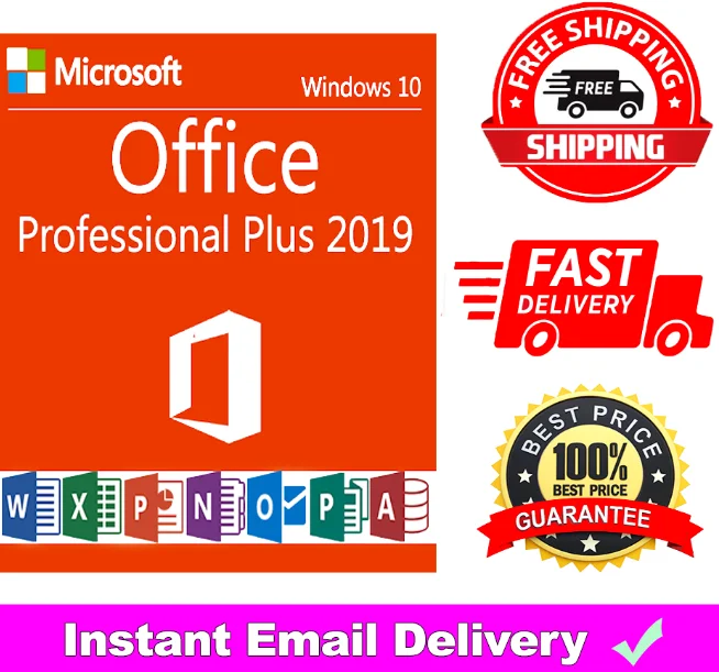 

Office 2019 Professional Plus SOFTWARE 32/64 Bit All Pro Languages