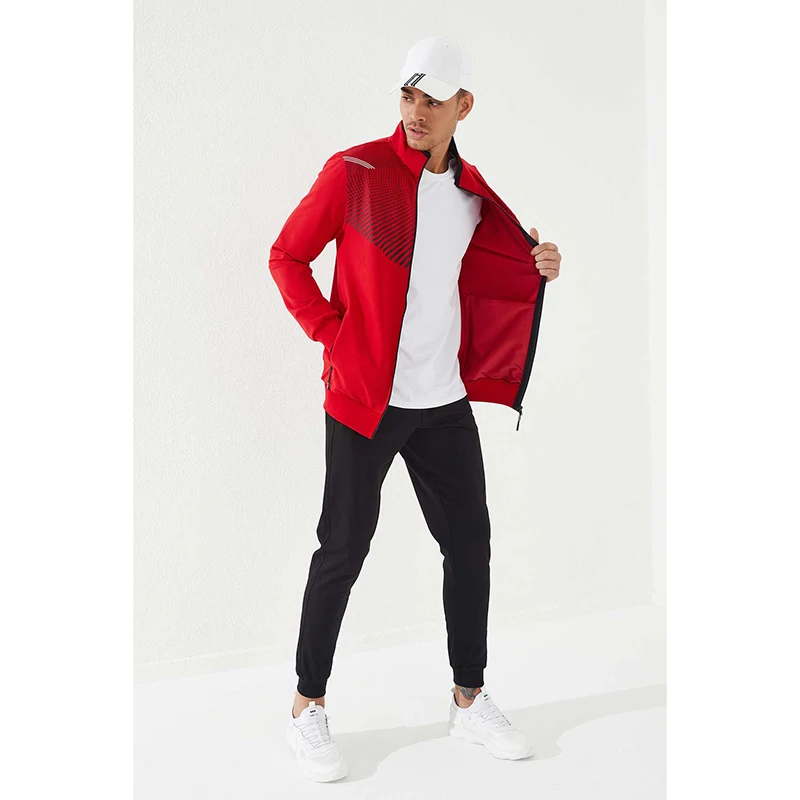 Спортивный костюм мужской повседневный из 2 предметов кофта и брюки дышащий