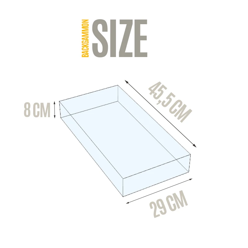 Набор для настольных игр из искусственной кожи 45 5x29x8