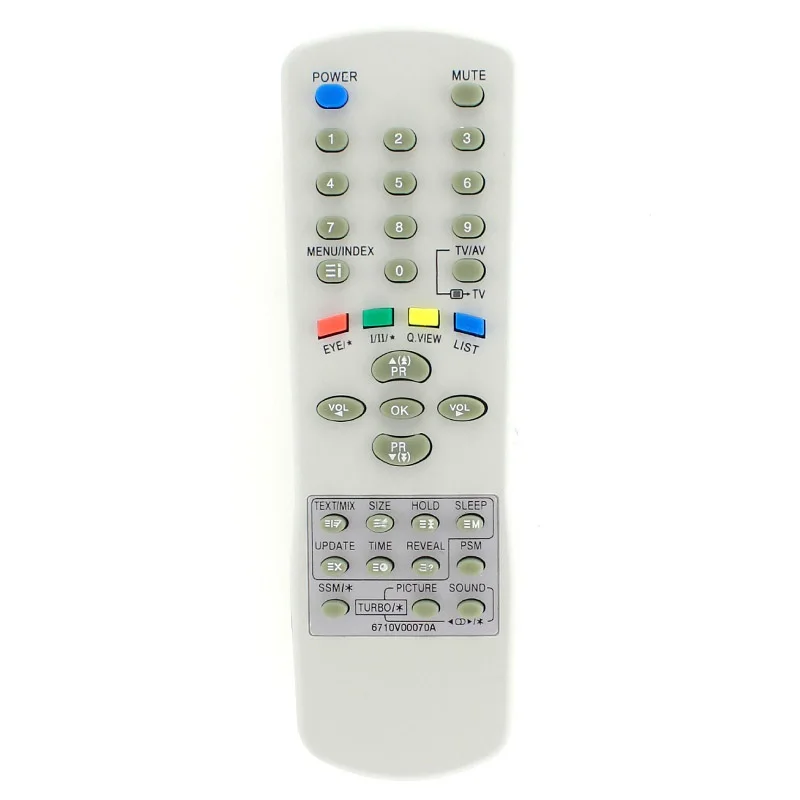 Пульт ДУ для LG 6710V00070A TV CF 20S13KE СТ 20Т30КЕ CT 21G92 20J3BG 21T30E 15Q91KE Rolsen C2141ST C21R92 C2549NT|Пульты ДУ| |