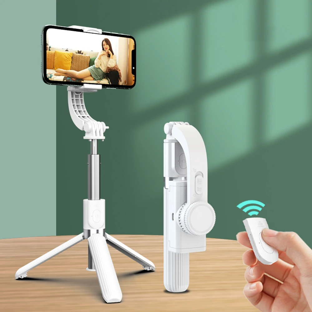 

Phone Stabilizer Video Record Universal Handheld Smartphone Gimbal Stabilizers Wireless Bluetooth Selfie Stick Vlog Live Stream