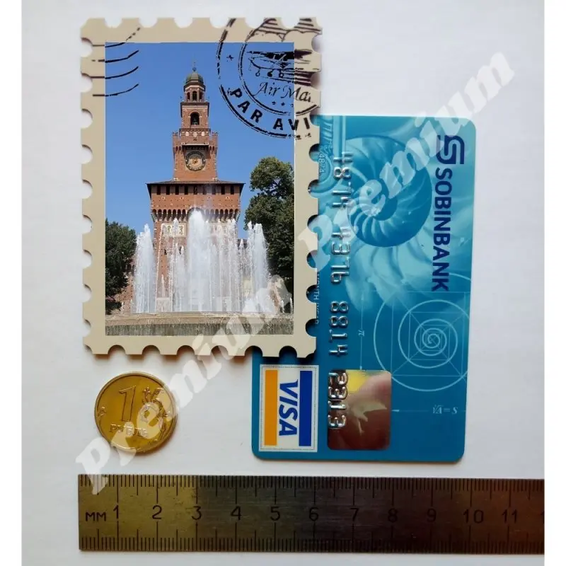 Милан Италия Сувенирный подарочный магнит для коллекции