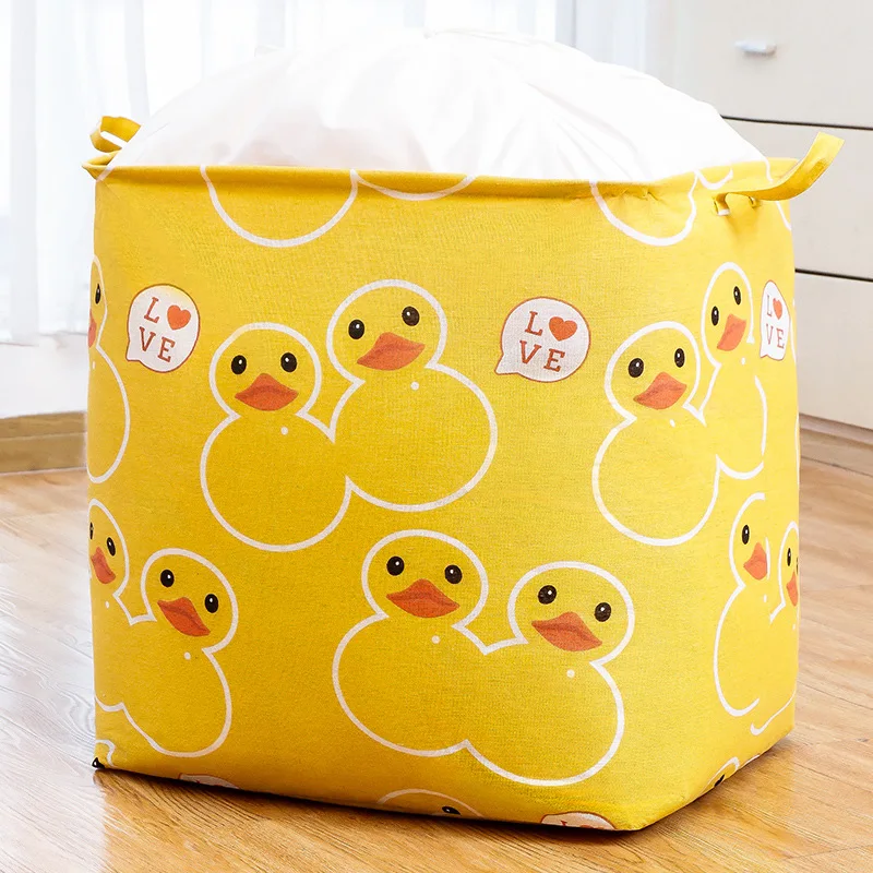 

2021 New Arrival 100L Large Laundry Basket for Dirty Clothes Toys Folding Bucket Anti Dust Home Storage Bag