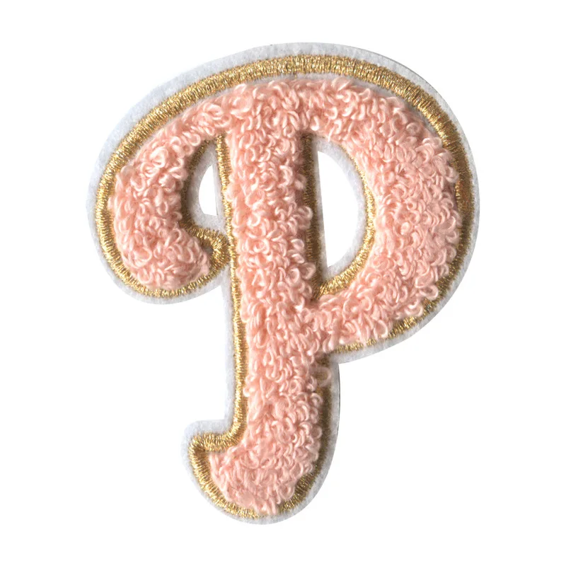 Высокое качество розовый пушистый вышивка с нашивками в виде сердец для ткани на