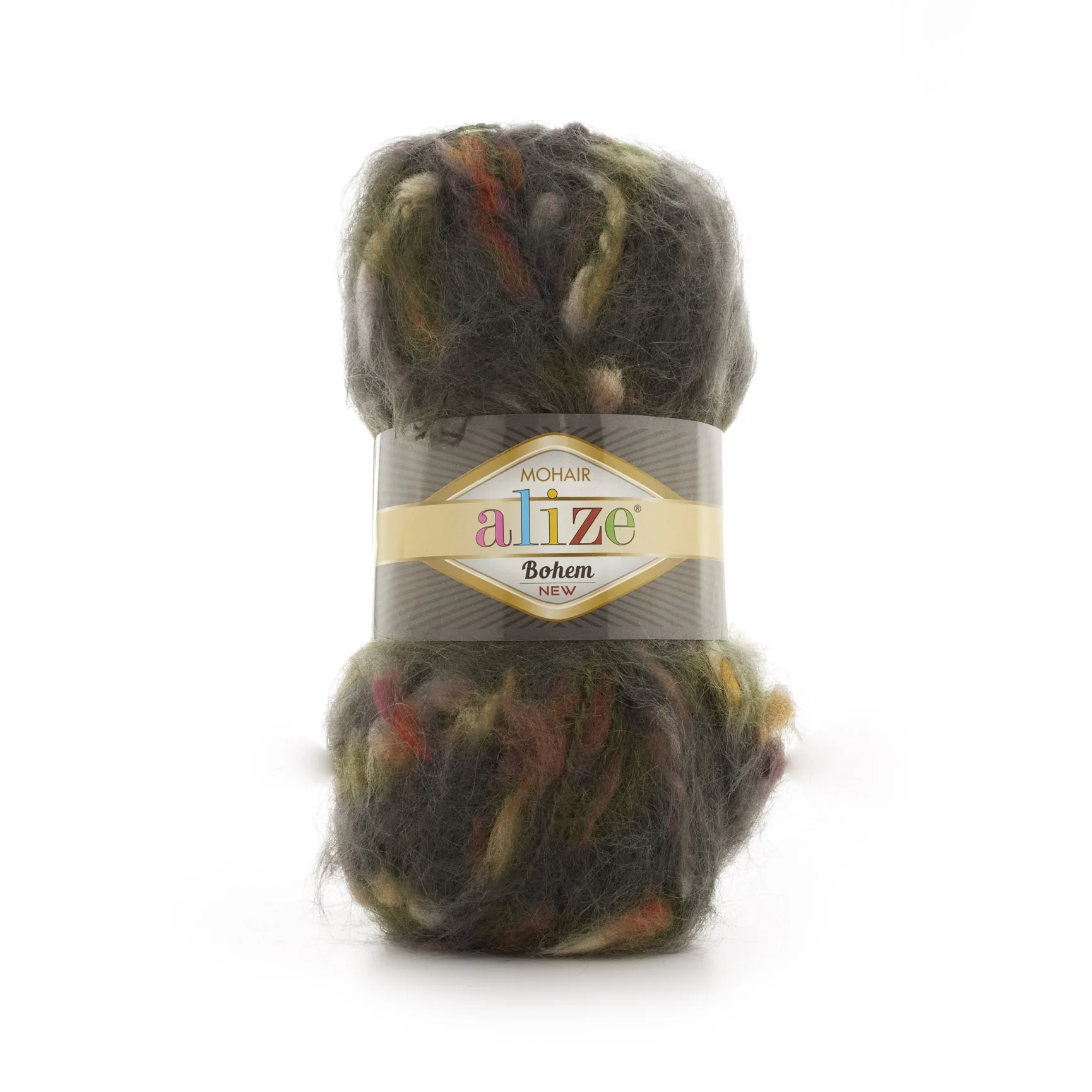 Alize Mohair Bohem Настоящая мохеровая пряжа 100 г-160 м Классическая искусственная вязаная