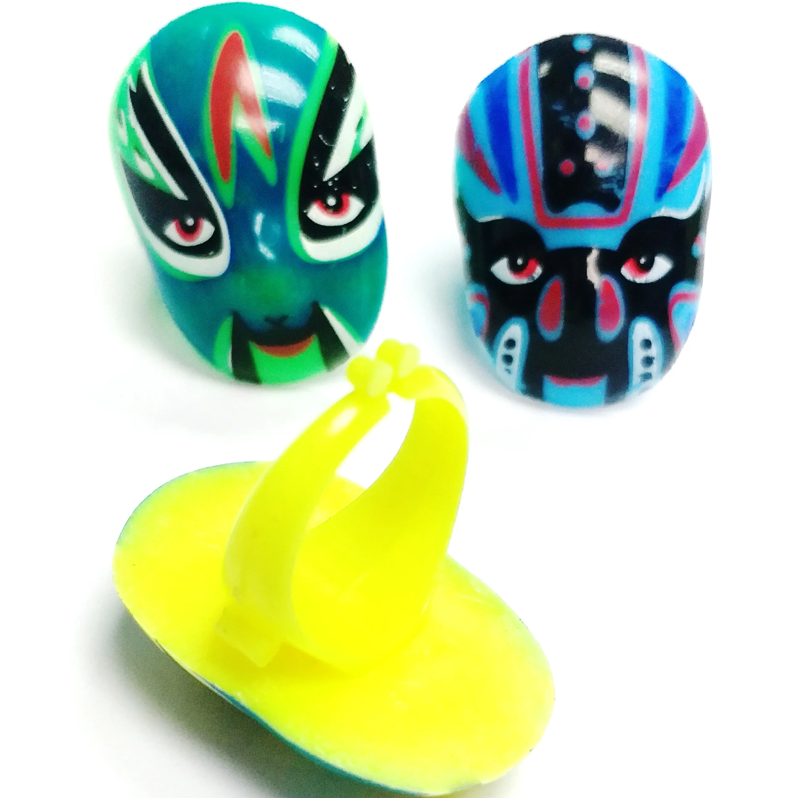 

600pc wholesales peking opera mask FACE Rings 601 theater carnival novelty pinata bag filler birthday party favor toy prize gift