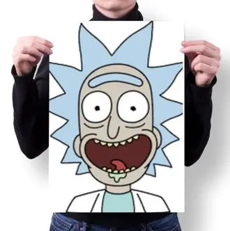 Плакат Rick and Morty/ Рик и Морти №21 А4 | Дом сад