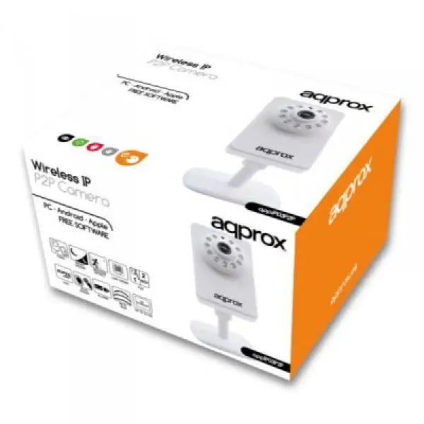 Прибл. Ip-камера! APPIP03P2P VGA IR P2P micro SD Wifi Белый | Безопасность и защита