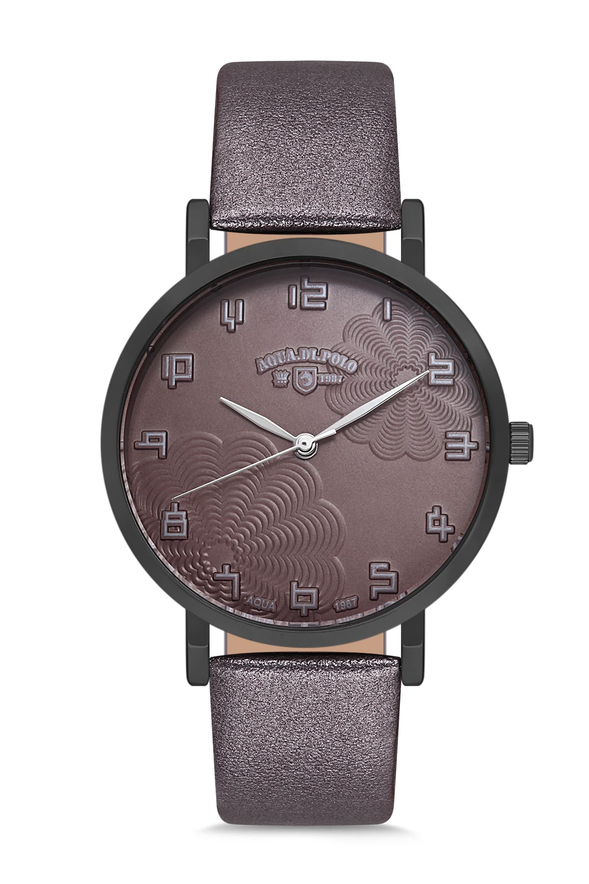 

2020 top Brand Luxury Fashion Women 'S Brown Leather Quartz Wrist watch APSV1-A6080-KD663 Aqua di Polo 1987