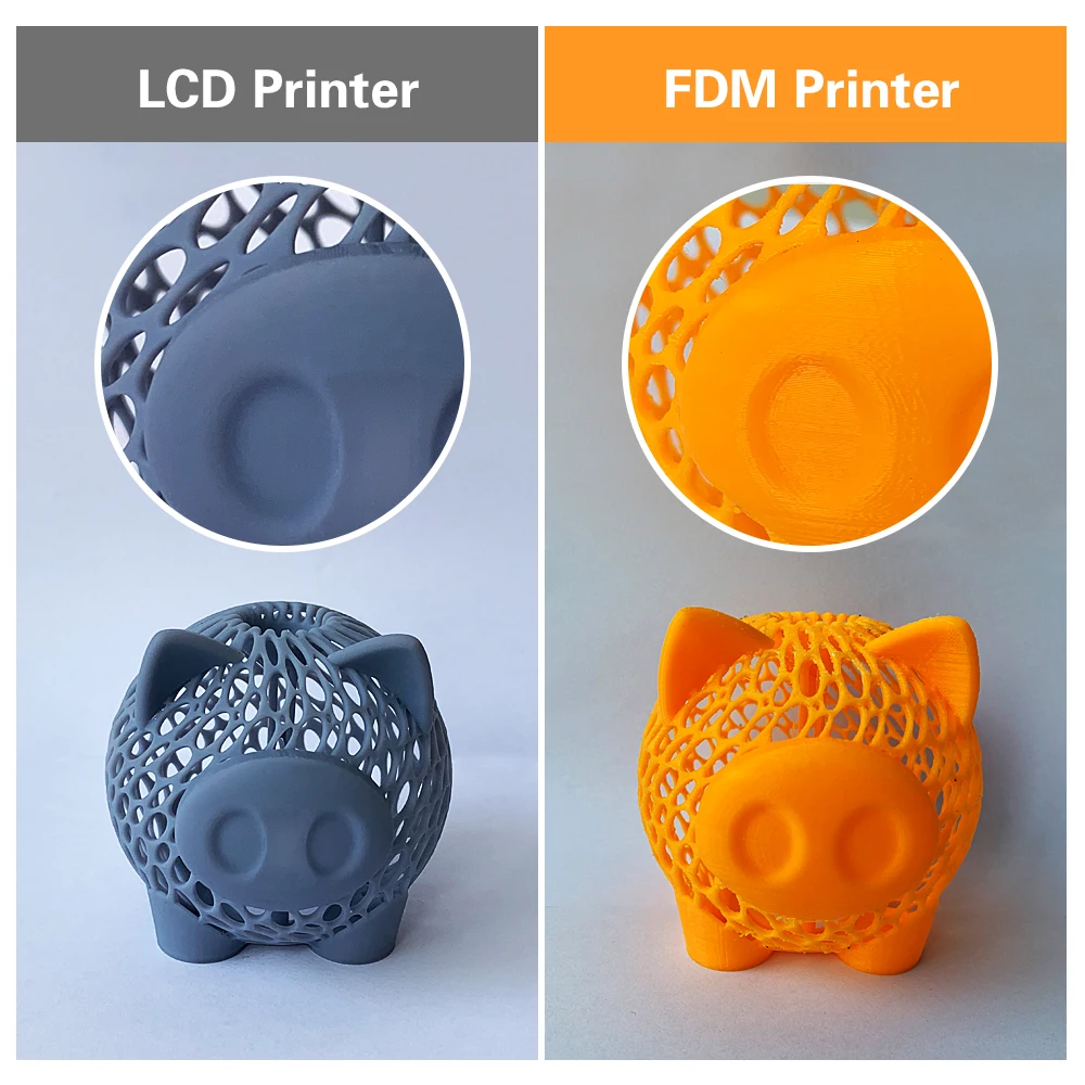 QIDI TECH SLA/LCD 3D принтер Shadow 5 S УФ ЖК полимерный с двойным линейным Рельсом оси z размер