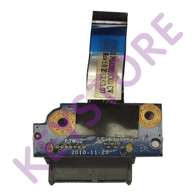 PIWG2 LS-6755P плата оптического привода DVD с кабелем для ноутбука |