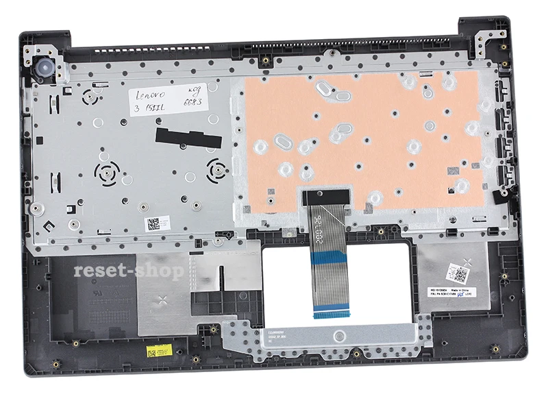 Клавиатура для ноутбука Lenovo IdeaPad 3 15IIL темно-серый без тачпада |