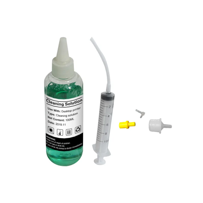 Plavetink 100ml Printhead Printer Head Cleaning Fluid Nozzle Washer for Epson For HP Canon Brother Pigment Ink | Компьютеры и офис