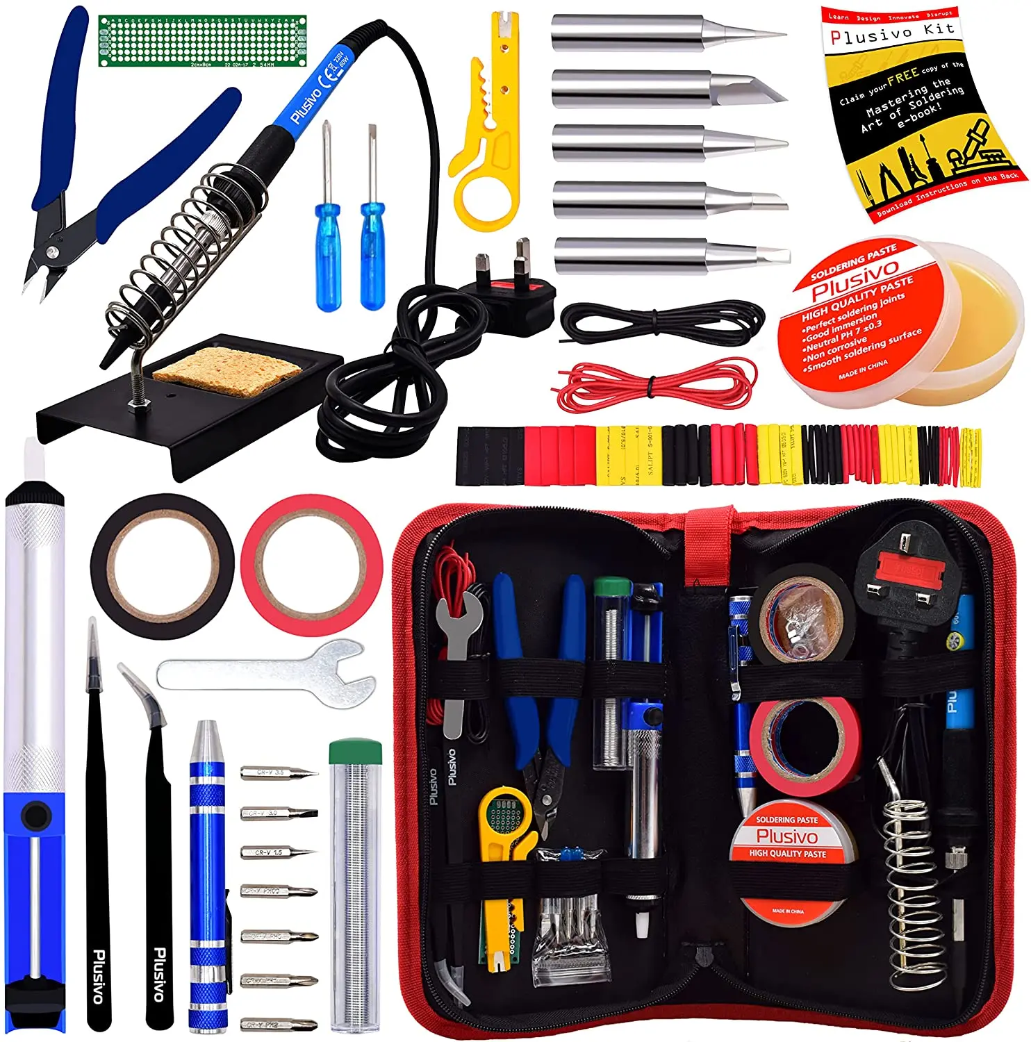 Soldering Iron Kit SET (60W) Adjustable Temperature Electric Desoldering Pump For Electronics | Инструменты