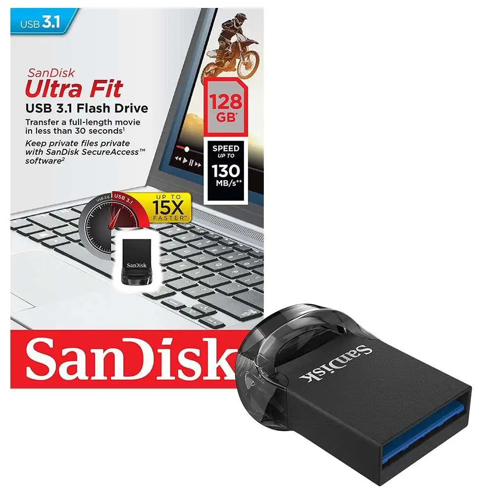 SanDisk Ultra Fit 3.1 de 128 GB con hasta 130 MB/s | Компьютеры и офис