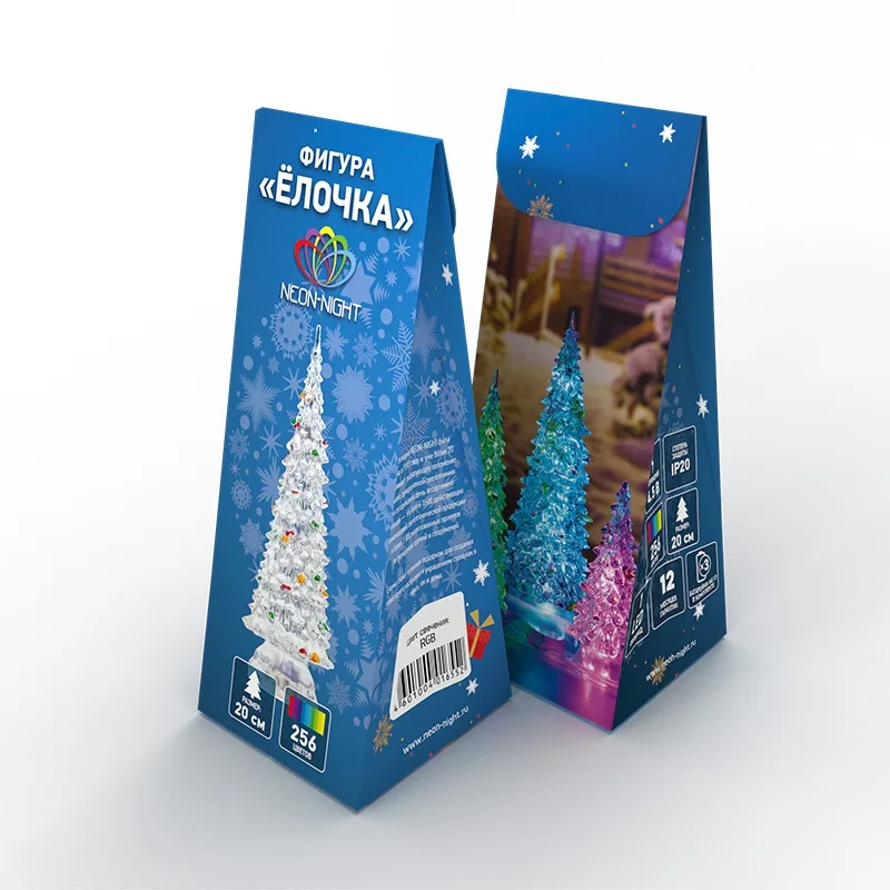 Рождественское украшение Neon-Night для Нового года: прозрачная светодиодная фигура
