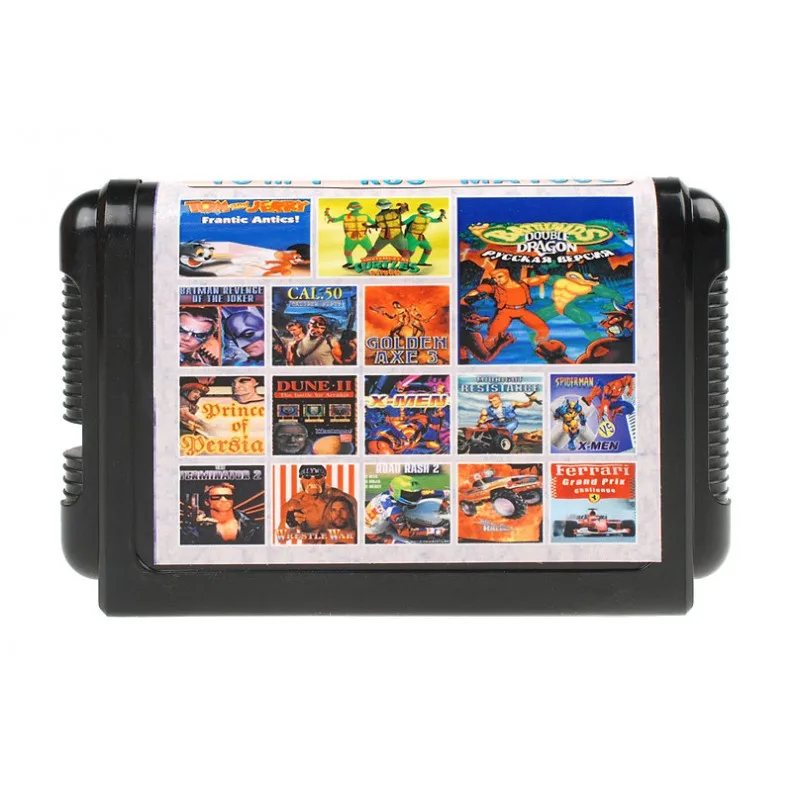 Игровой картридж. Сборник 16 игр для Сега с Terminator 2 Judgement Day. MA1603|Игры консолей| |