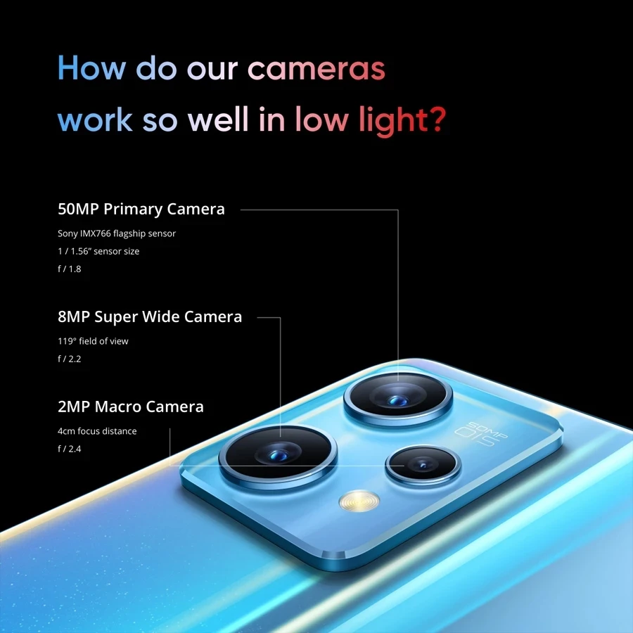 realme 9 pro plus 5g mobile phone dimensity 920 smartphone sony imx766 ois camera 60w superdart amoled display free global shipping