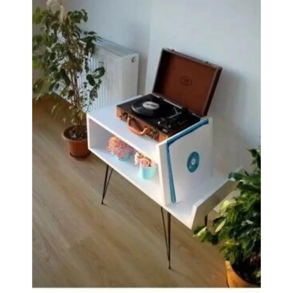 Ретро пикап книжная полка стол для граммофона Moodern ретро стол современная библиотека 2021 деревянные столы столы кухонные деревянные раздвижные