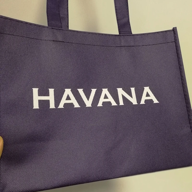 Оптовая продажа 500 шт./лот синие высококачественные нетканые сумки-тоуты для