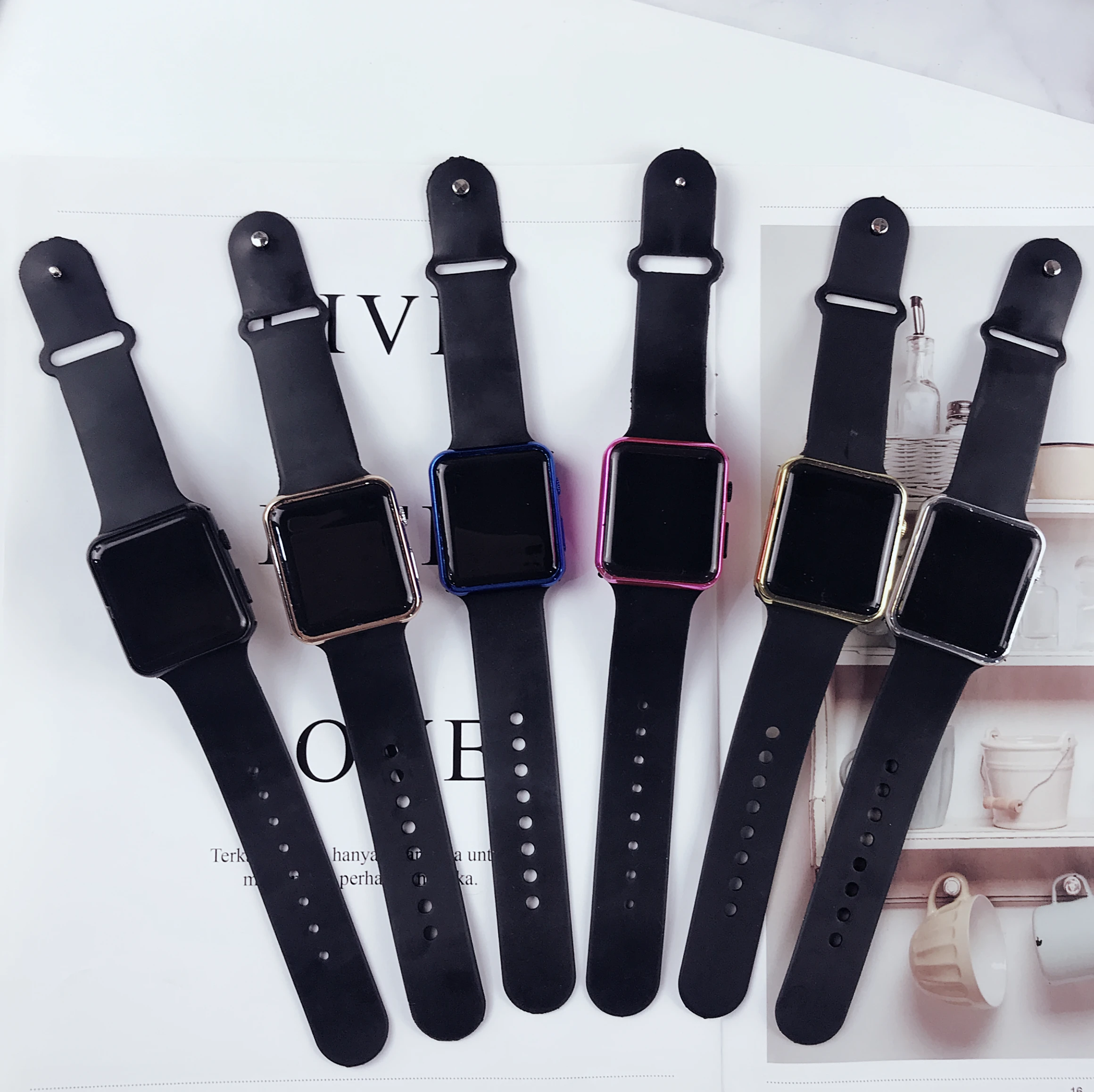 Мужские наручные часы hodinky ceasuri Saat reloj hombre с цифровым светодиодом модель