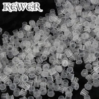 1000pcs transparent tattoo dye cups sml disposable pigment cup with base tattoo tattoo consumables pigment cup
