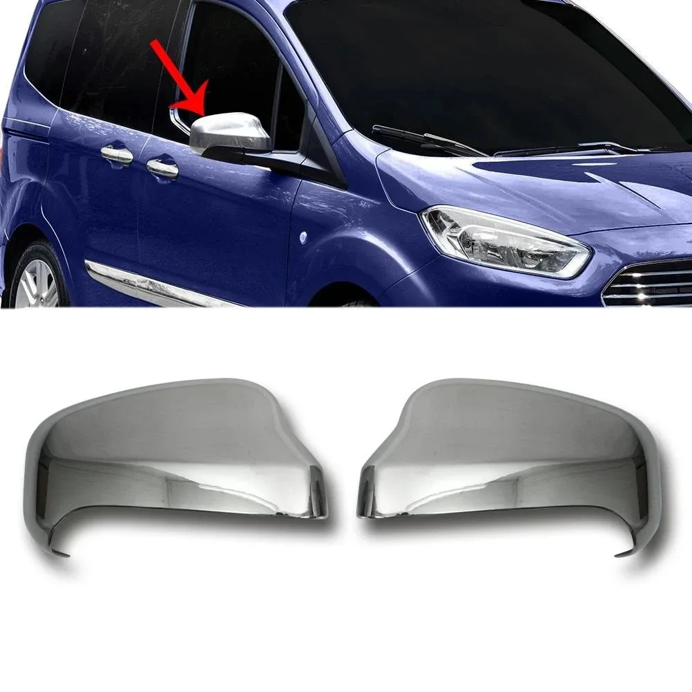 

Ford Courier Chrome Mirror Cover 2 Parts Abs (2018-)