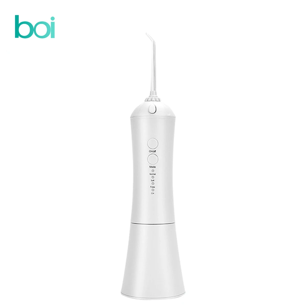 

[Boi] 230ML USB Charging Smart Electric Oral Irrigator Portable Dental Water Pulse Jet Flosser IPX7 Waterproof Teeth Cleaning