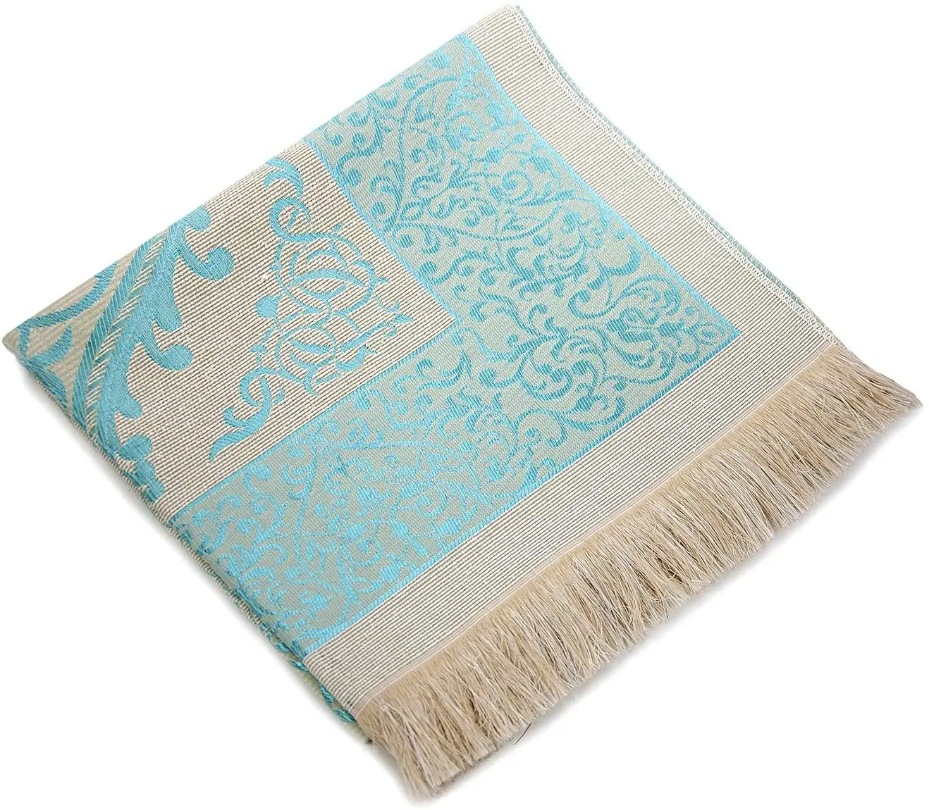 

Muslim Prayer Rug and Beads with Elegant Slub Fabric Bag | Janamaz | Sajjadah | Soft IsMuslim book of Islam turkey free shipping