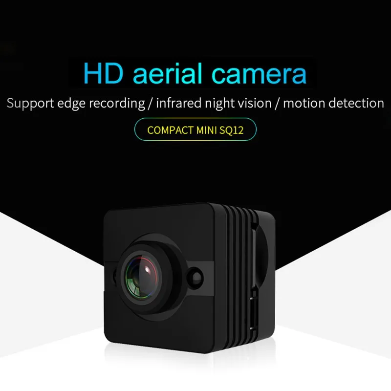 Мини ip-камера безопасности SQ12 HD 1080P videcam Водонепроницаемая широкоугольная