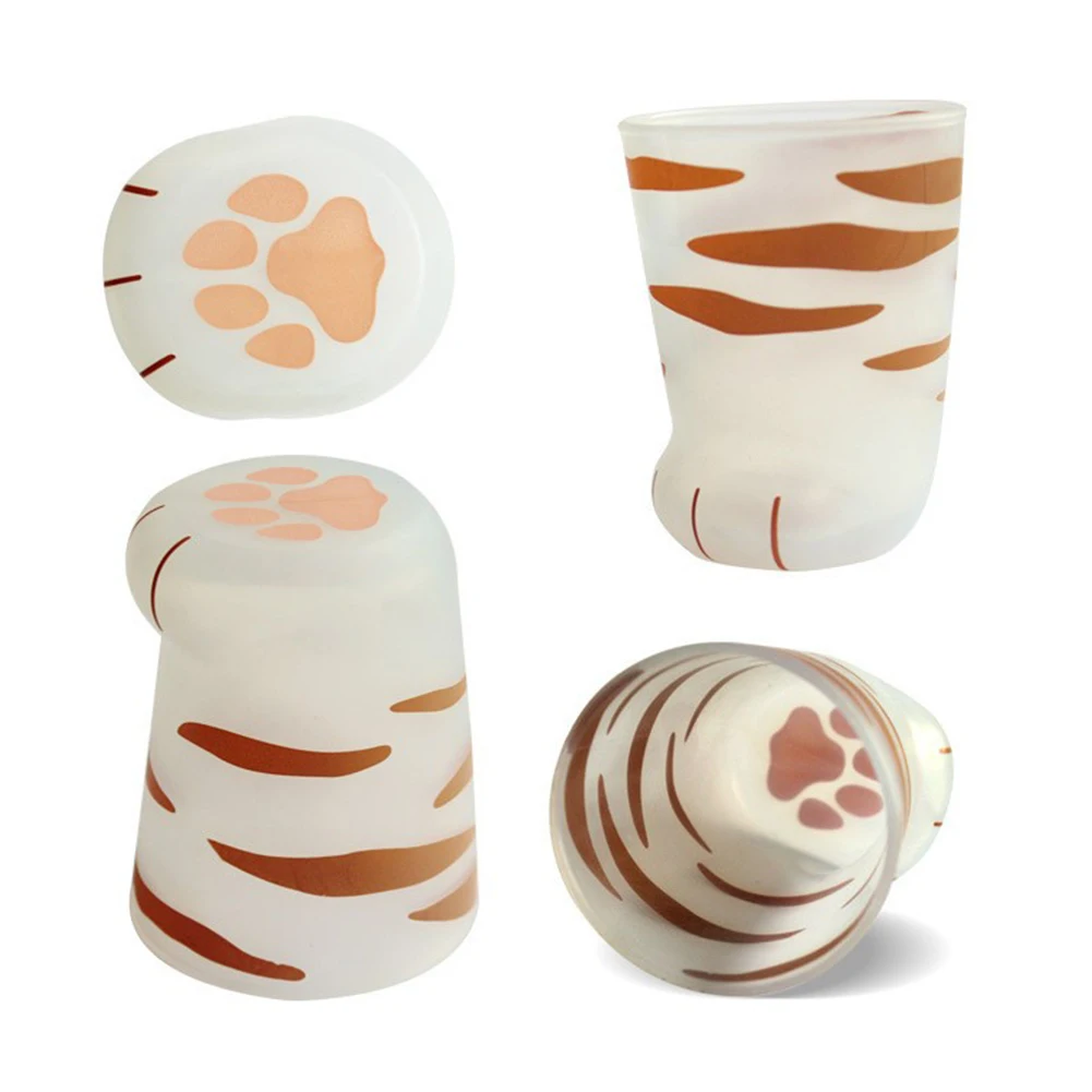 

Cartoon Cat Claw Milk Cup Food Grade Silicone Cup Durable Creative Breakfast Coffee Milk Cup