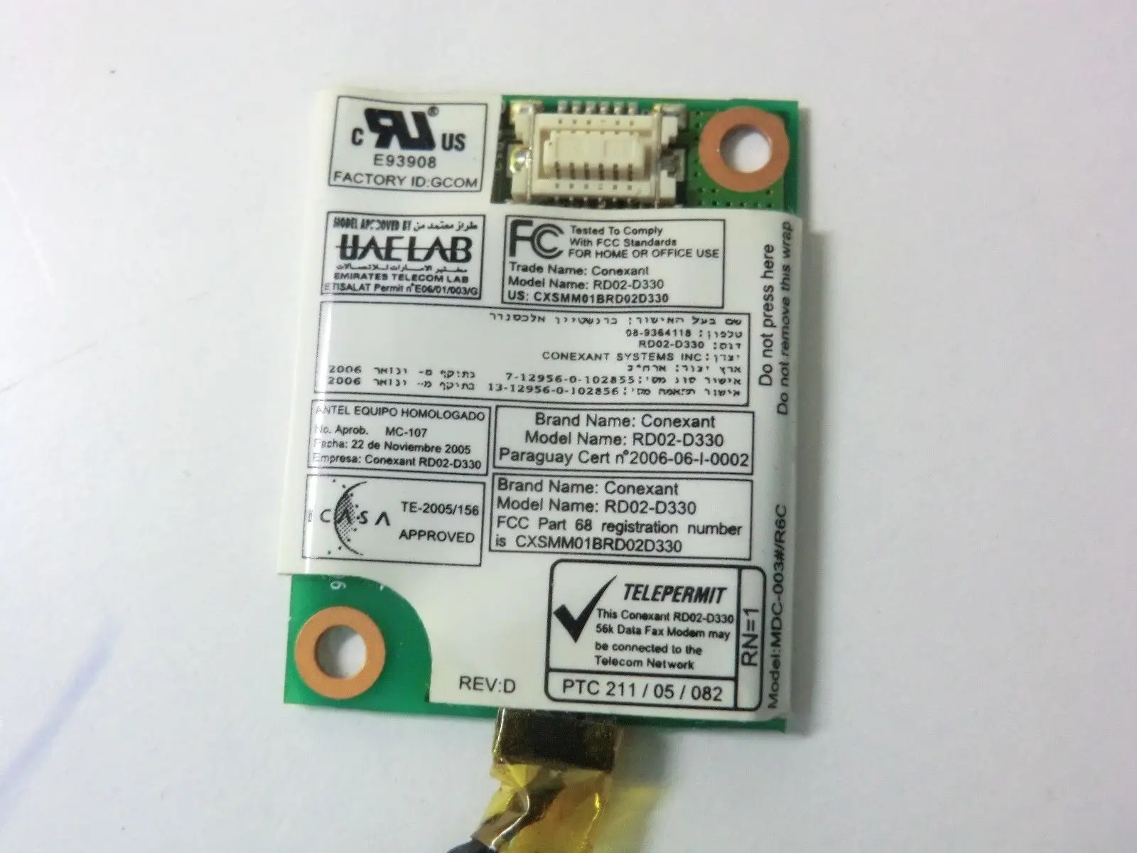 Acer Aspire 5542G 5542 5242 плата Модема с LAN Port