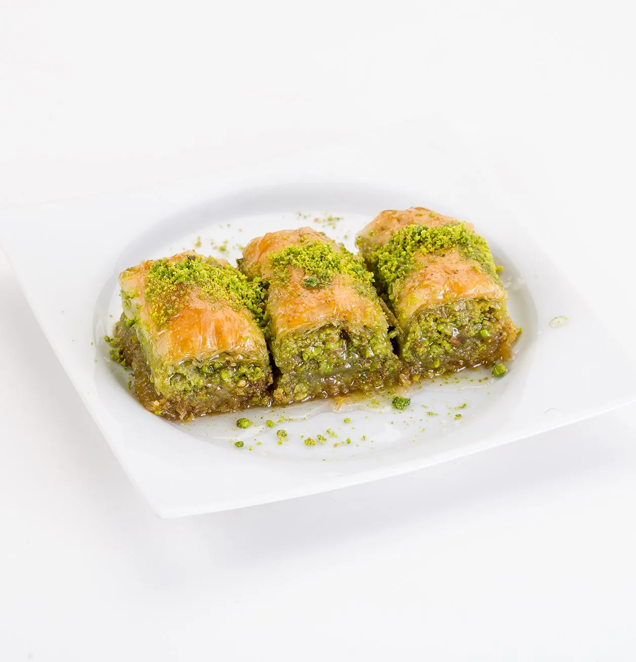 

AMAZING TASTE WITH ITS AMAZING AROMA, EXCELLENT Palace Dessert Pistachio Wrap BAKLAVA 1000 GRAMS ​FREE SHIPPING