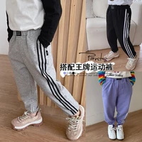 2021 stripe spring summer thin casual pants boys kids trousers children clothing teenagers formal outdoor high quality
