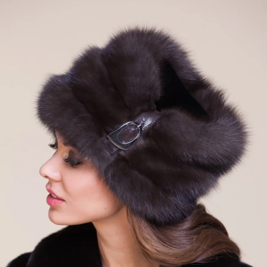 Шапка Из Соболя Женская Купить В Москве